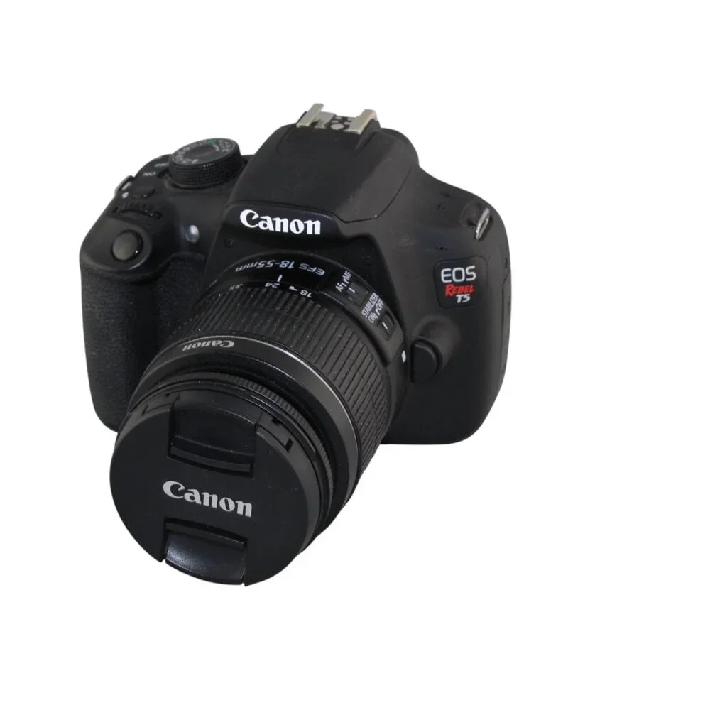 Canon EOS Rebel T5 DSLR Camera w/ 18-55mm Lens FOR PARTS Not Working